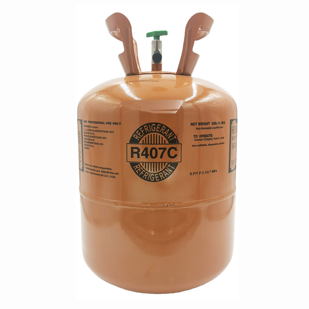 20.9LB R407C Refrigerant GAS High-Performance for HVAC Refrigeration Systems Packaging Tank